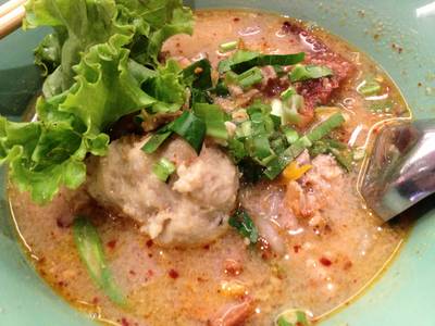 เตี๋ยวสุโขไทเส้นจั๊บญวน ที่ ร้านอาหาร รสนิยม Siam Paragon