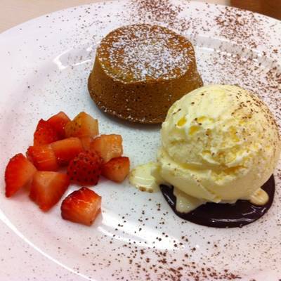 Chocolate lava ที่ ร้านอาหาร After You Dessert Cafe Siam Paragon