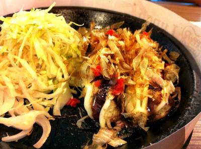 Takoyaki  ที่ ร้านอาหาร Pepper Lunch Siam Square