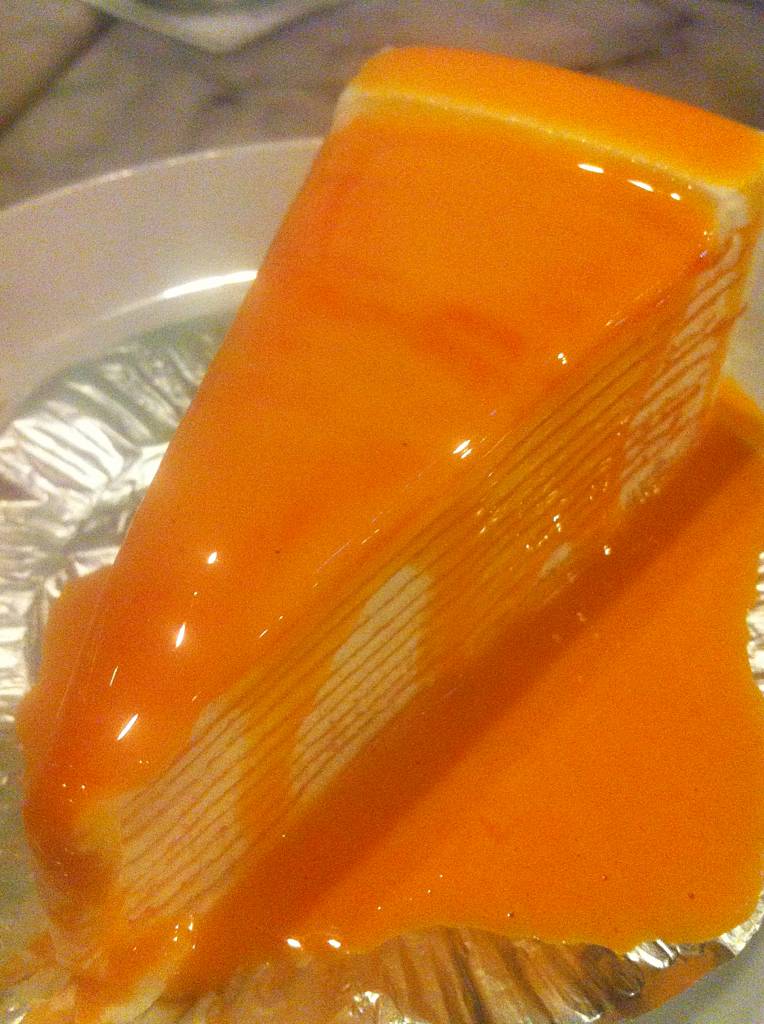 เครปเค้กชาไทย~* ที่ ร้านอาหาร ครัวดอกไม้ขาว