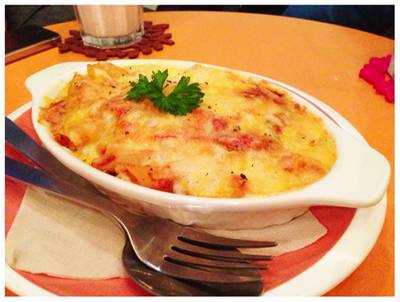 Bolognese Cheese Bake ที่ ร้านอาหาร Pik Nik