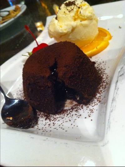 Chocolate Lava ที่ ร้านอาหาร Mix Restaurant & Bar