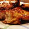 ไก้บ้านย่าง ที่ ร้านอาหาร ร้านอาหารไก่ย่างกลางกรุง