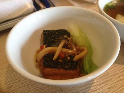 เต้าหู้เชฟแลม ที่ ร้านอาหาร ซิน เทียน ตี้ Crowne Plaza Bangkok Lumpini Park