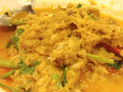 เนื้อปูผัดผงกะหรี่ ที่ ร้านอาหาร นายแกละ นวมินทร์