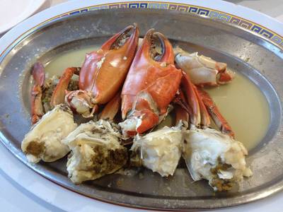 ปูเนื้อ ที่ ร้านอาหาร แดงอาหารทะเล (เจ๊แดง) เจ้าเก่า