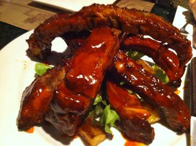 Ribs ที่ ร้านอาหาร Wine I Love You CDC