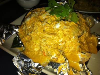 ห่อหมกทะเล ที่ ร้านอาหาร นิวสตอรี่ พัฒนาการ