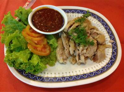 ไก่แช่เหล้า ที่ ร้านอาหาร หยิงปิงยูนนาน