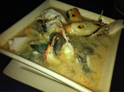ต้มยำกุ้งมะพร้ามอ่อน ที่ ร้านอาหาร นิวสตอรี่ พัฒนาการ