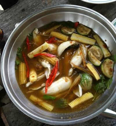 แกงป่า แซ่บและเผ็ดนิดๆ ค่ะ ที่ ร้านอาหาร เจ๊จุก 2