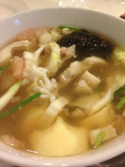 แกงจืดสาหร่ายทะเล ที่ ร้านอาหาร บ้านทะเลซีฟู้ด แกงจืดสาหร่ายทะเล ที่ ร้านอาหาร บ้านทะเลซีฟู้ด
