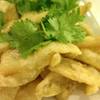 ปลา.     ทอดน้ำปลา ที่ ร้านอาหาร บ้านทะเลซีฟู้ด