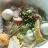 เส้นหมี่แห้ง-เส้นละเอียด เหนียว ที่ ร้านอาหาร หลุยส์ บะหมี่เกี้ยวกุ้ง