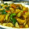 ราดหน้าปลาเต้าซี่ ที่ ร้านอาหาร ร้านอาหารจีนเสี่ยวเอ้อร์