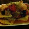 ส้มตำผลไม้!! ที่ ร้านอาหาร โคขุน ปลาเขื่อน