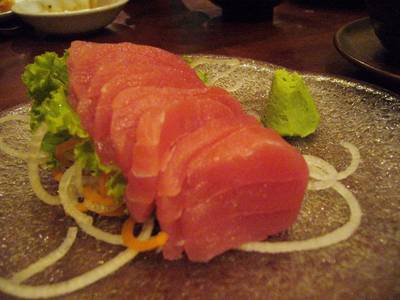 ซาซึมิ ที่ ร้านอาหาร Takumi