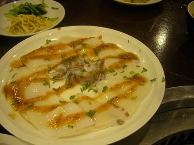 ปลาหมึกหมักอร่อยค่ะ ที่ ร้านอาหาร Daichan Giants ยากินิกึ ไดจัง