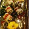 ซูชิใส้ ตับห่าน ที่ ร้านอาหาร Kumo Fuze