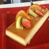 custart cake ที่ ร้านอาหาร Crave Aloft Bangkok