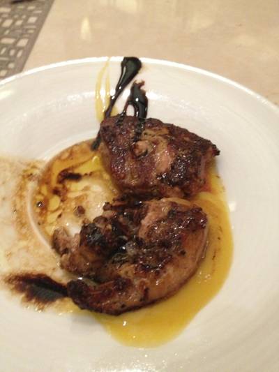 Foie gras ใช้ได้ ที่ ร้านอาหาร Espresso Intercontinental Bangkok