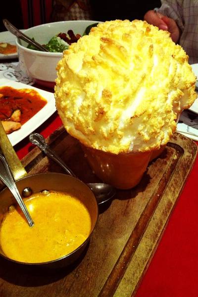 เนื้อปูซูเฟลทานกับซอสเชออรี่บรั่นดี ที่ ร้านอาหาร Audrey Cafe & Bistro ทองหล่อ