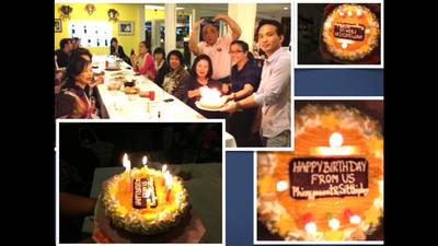 Birthday Cake For Birthday Party ที่ ร้านอาหาร Arcobaleno Italian Restaurant Birthday Cake For Birthday Party ที่ ร้านอาหาร Arcobaleno Italian Restaurant