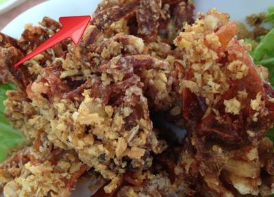 Fried Soft Crab With Garlic ที่ ร้านอาหาร ชายทะเลบางพระ Fried Soft Crab With Garlic ที่ ร้านอาหาร ชายทะเลบางพระ