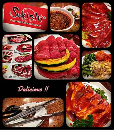 จัดหนัก ที่ ร้านอาหาร Sukishi Charcoal Grill Central Rama 9