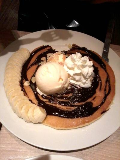 แพนเค้กช๊อคโกแลต ที่ ร้านอาหาร After You Dessert Cafe เซ็นทรัลลาดพร้าว