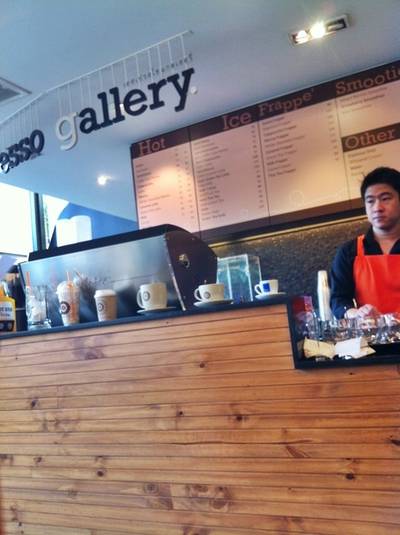 รับออเดอร์ตรงนี้เลยค่ะ ที่ ร้านอาหาร Espresso Gallery
