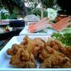 ไก่ทอดเกลือ หนึ่งในออเดิฟ ที่ ร้านอาหาร Giant shabu Chiangmai ไจแอนท์ ชาบู เชียงใหม่