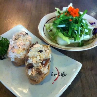 เต้าหู้หวานห่อข้าว และยำสาหร่าย ที่ ร้านอาหาร Tadaima สุขุมวิท 55