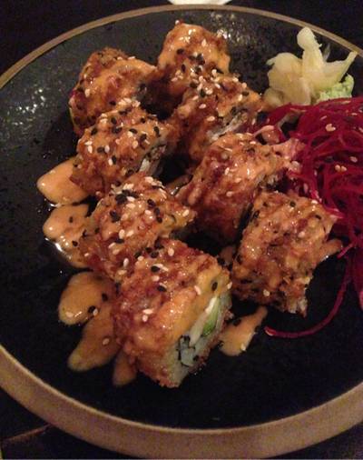 จานนี้ชอบมาก ไป 3 ครั้ง สั่งทั้ง 3 ครั้งเลยคะ ที่ ร้านอาหาร SaKe Sushi Bar