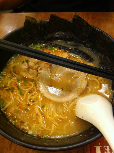 Nori ramen ที่ ร้านอาหาร Basaraka Ramen The Nine