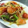 ตำปูปลาร้า ที่ ร้านอาหาร ซ้งเป็ดพะโล้ 