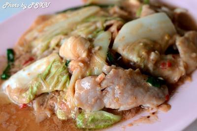 สุกี้แห้งรวมมิตร (ธรรมดา) 60 บาท ที่ ร้านอาหาร ส สุกี้ เจริญนคร