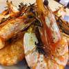 กุ้งเผา ที่ ร้านอาหาร ครัวทะเล