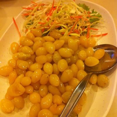 แปะก๊วยคั่ว ที่ ร้านอาหาร ซ้งโภชนา กัลปพฤกษ์