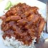 ข้าวหมูกรอบ  ที่ ร้านอาหาร ร้านสุณีข้าวหมูแดง