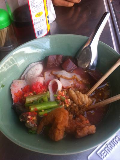 เส้นปลาโฟต้มยำ ที่ ร้านอาหาร ก๋วยเตี๋ยว 22