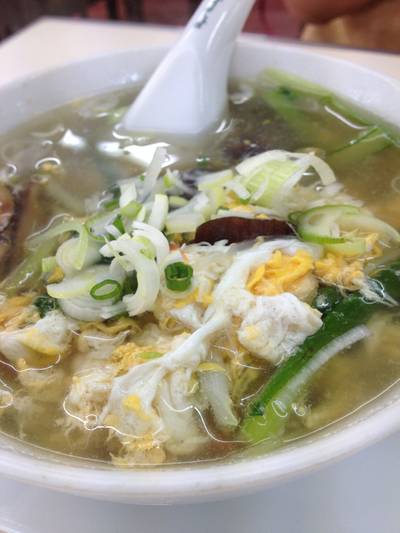 ซุปไข่ ที่ ร้านอาหาร Grand Ramen