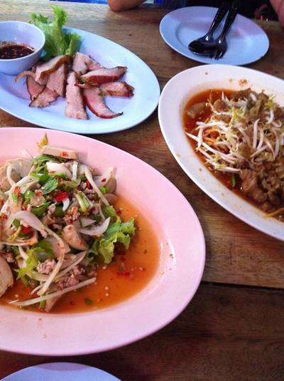 ที่สั่งมาวันนี้ค่ะ ที่ ร้านอาหาร แซ่บวัน ตำซั่ว