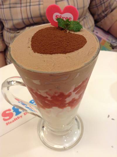 Mini Love Parfait ที่ ร้านอาหาร sfree เซ็นทรัล แจ้งวัฒนะ