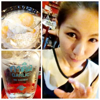 กินคนเดียวแน่นพุง2 ที่ ร้านอาหาร Garlic