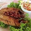ปลาสำลีแดดเดียว ที่ ร้านอาหาร สวนสี่กรุง