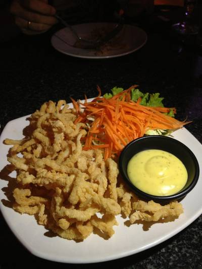 หมึกไม้ม้วน ที่ ร้านอาหาร Share of Mind Pub & Restaurant