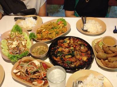 Dinner W/friend ที่ ร้านอาหาร บ้าน 108 สวนพร้าว
