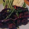 ลาบหมูทอด ที่ ร้านอาหาร รสนิยมชมชอบ ทาวน์อินทาวน์