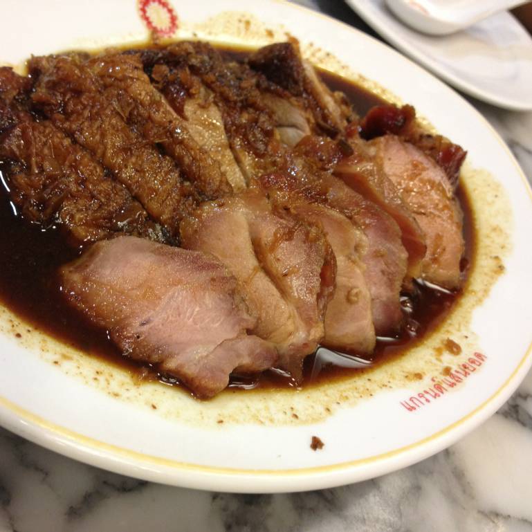 เป็ดย่าง+หมูแดง ที่ ร้านอาหาร แกรนด์ แสนยอด Central World